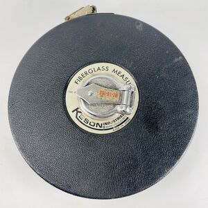 Keson Industries 100 Ft Fiberglass Measuring Tape Reel MC-18-100 Made in Japan